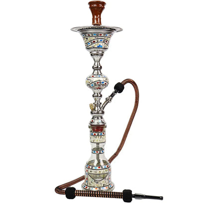 1 Hose 32&quot; Egyptian Mother of Pearl Hookah