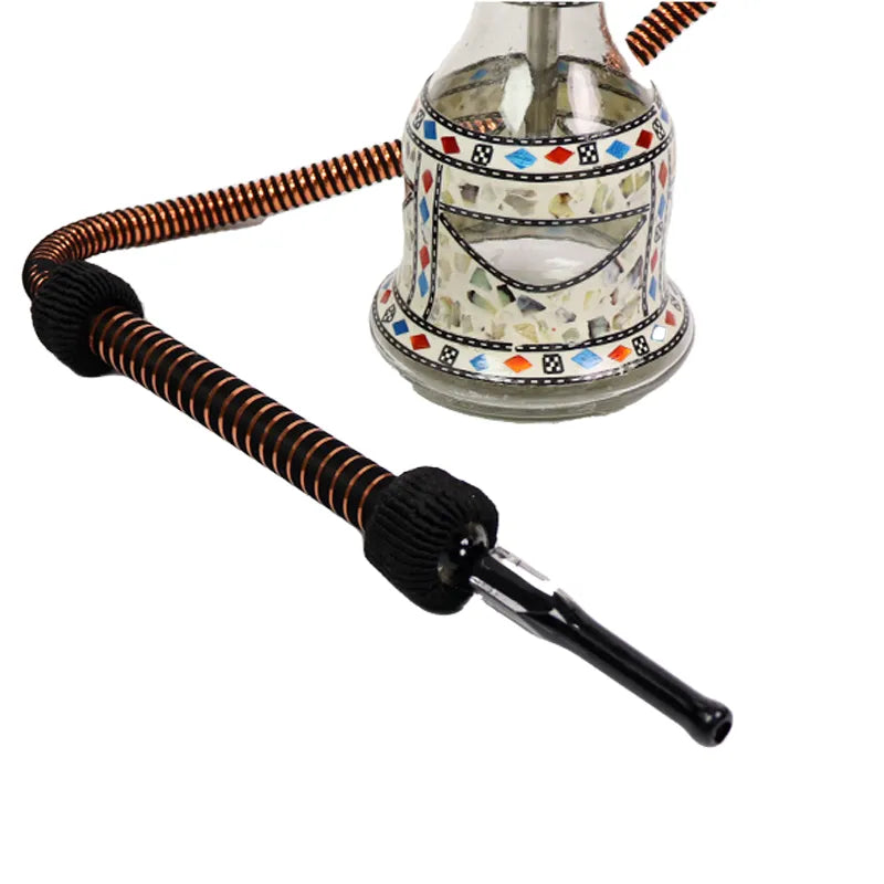 1 Hose 32&quot; Egyptian Mother of Pearl Hookah