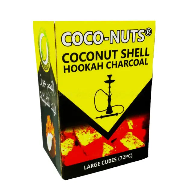 Huka Shells Zebra Smoke Coconut Shell Hookah Charcoal 72pcs 1KG – Hookah Habibi
