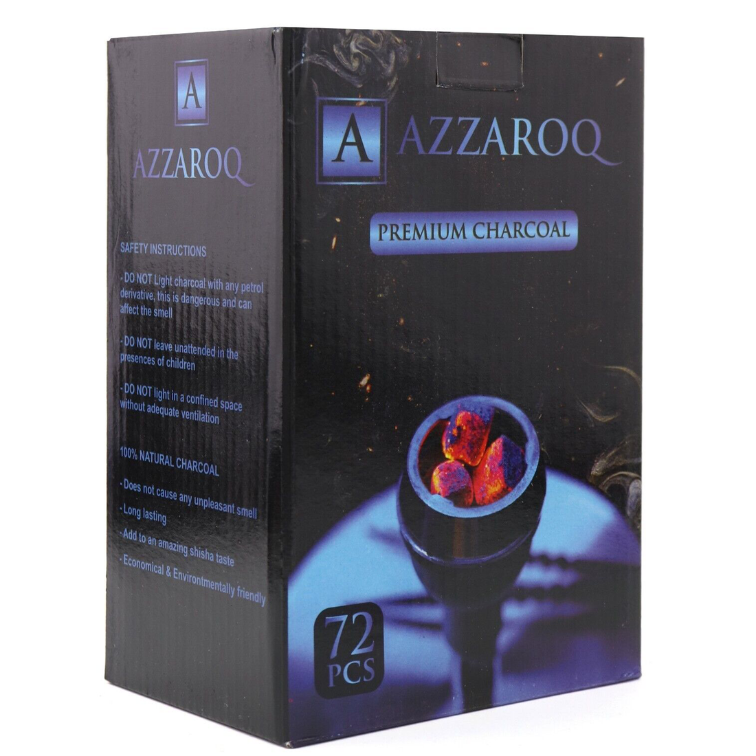 Coconut Charcoal Cubes 25mm 1KG 72pcs