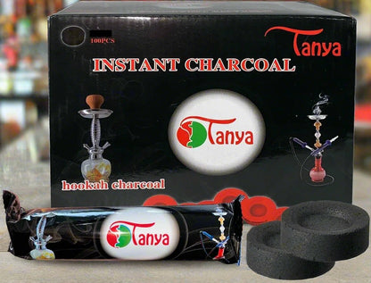 Starlight sunlight coal disk  Tanya Instant charcoal Incense Quick Light charcoal tablets Resin Burner Rolls 100 coals 