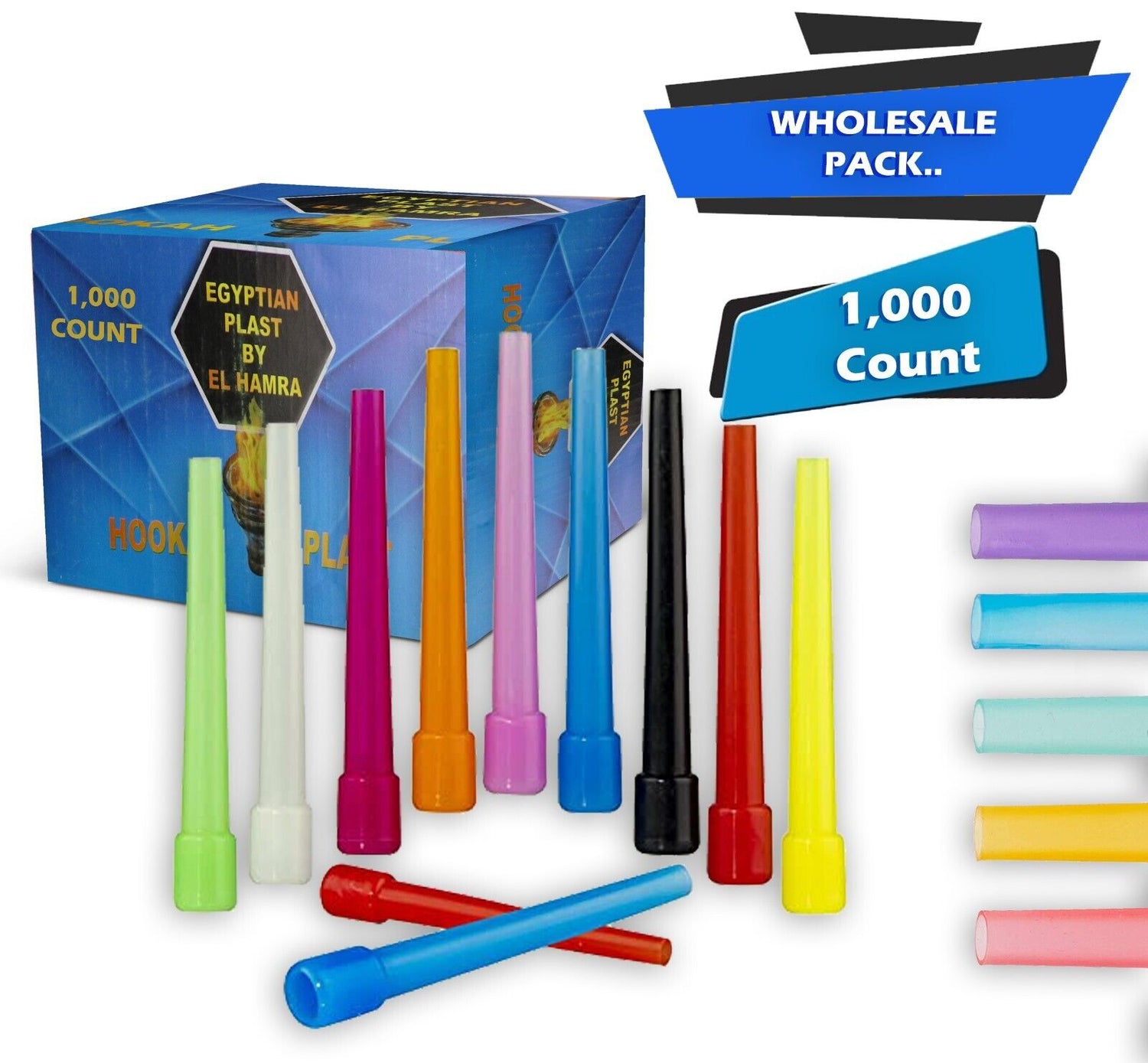 4&quot; Large Disposable Mouth Tips Case Pack 1000 Unit