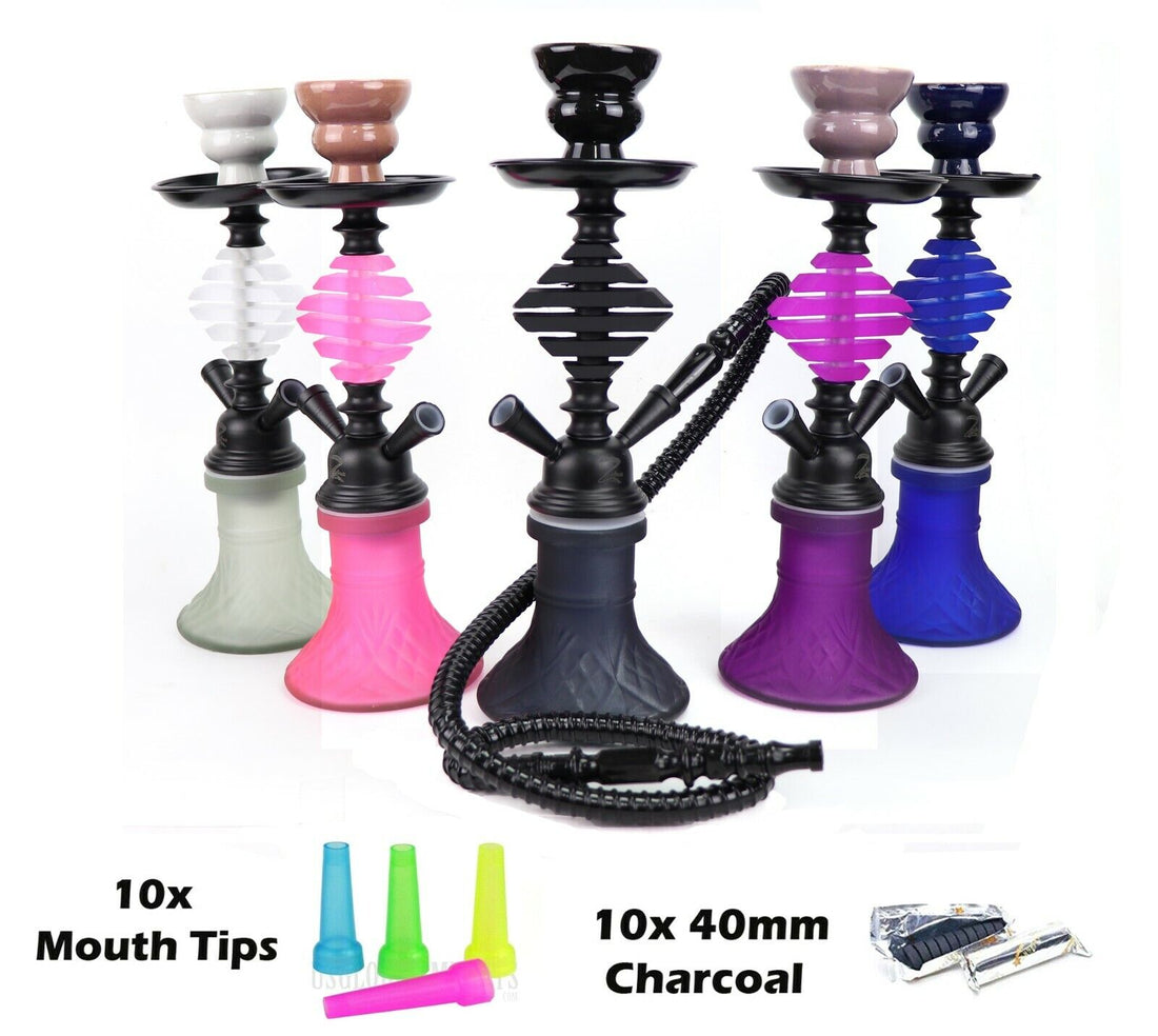 Zebra Smoke 1 Hose Pumpkin Henry Hookah