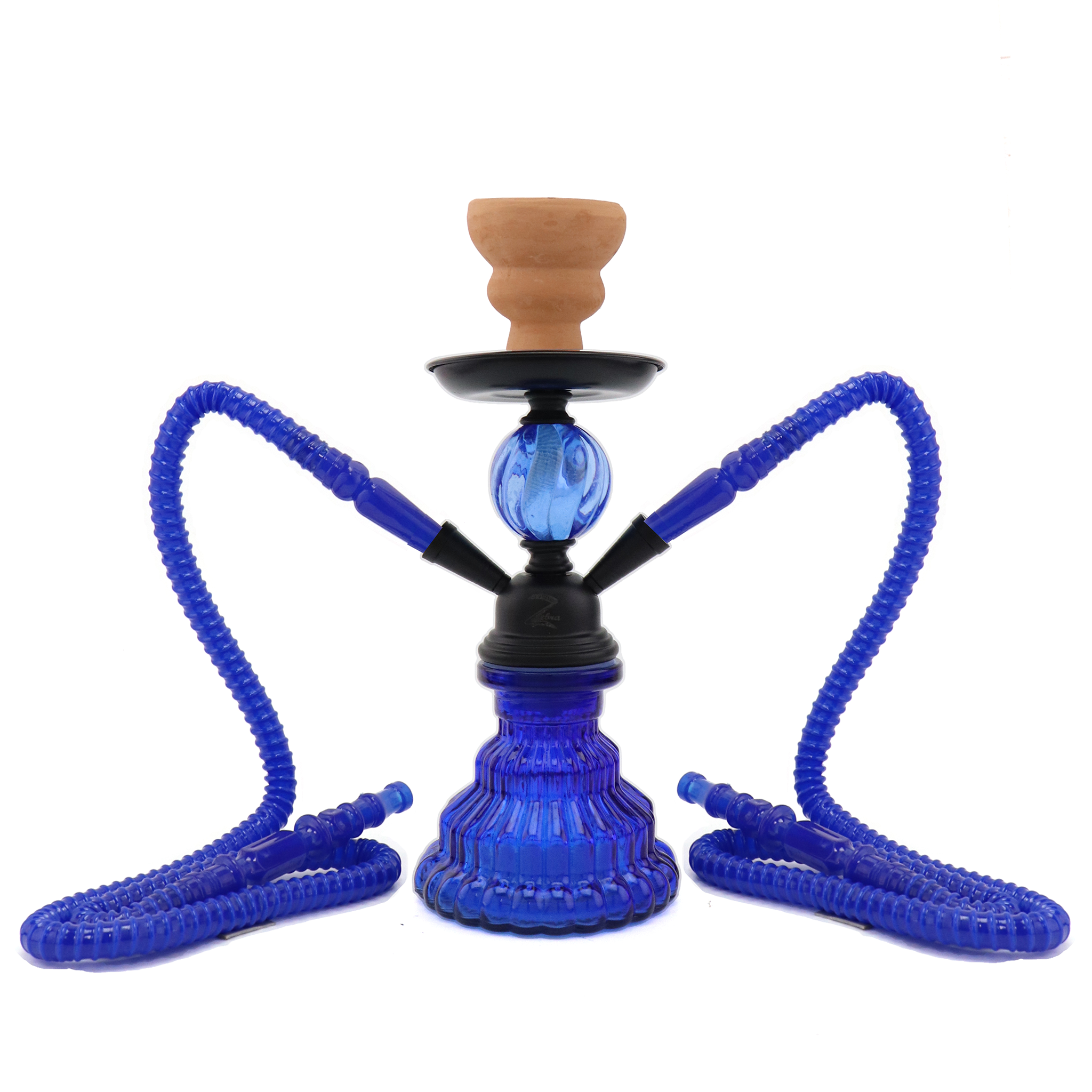 Zebra Smoke 2 Hose Pumpkin Style Jay Hookah
