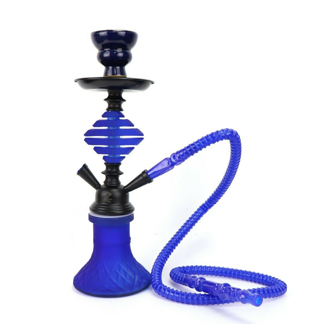 Zebra Smoke 1 Hose Pumpkin Henry Hookah